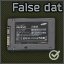 Hard drive with false data icon